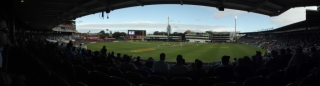 Test match at St. Georges Park, Port Elizabeth.